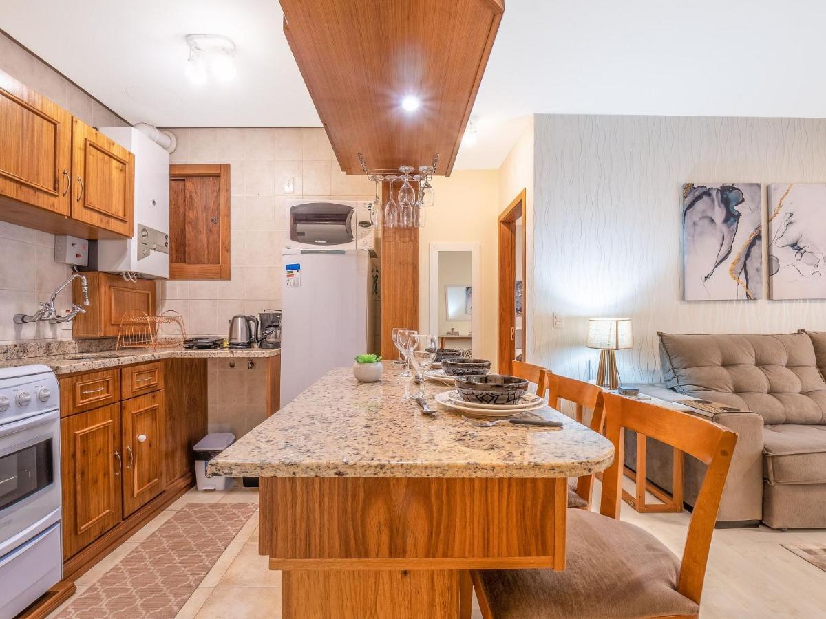 Palladio 304 - Gramado 400 Metros Rua Coberta Apartment Ngoại thất bức ảnh