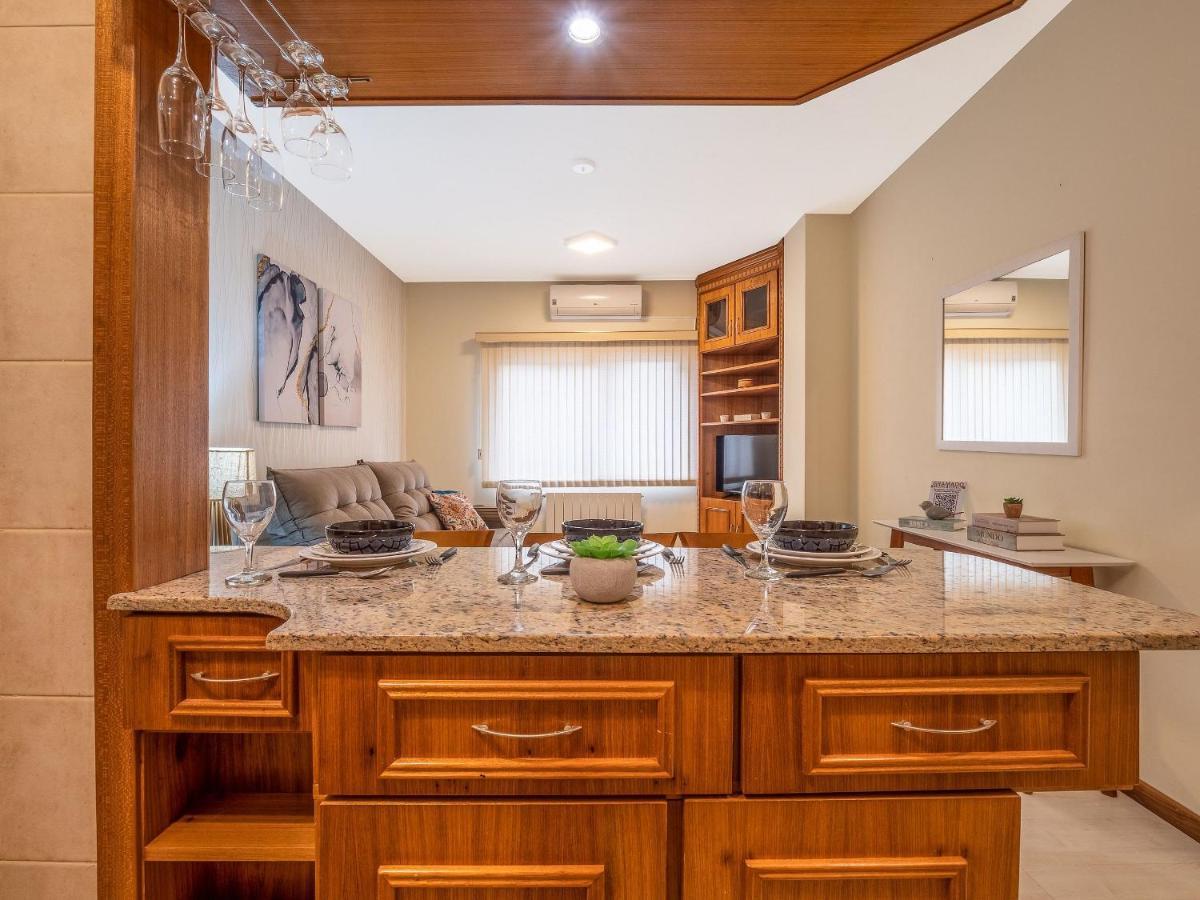 Palladio 304 - Gramado 400 Metros Rua Coberta Apartment Ngoại thất bức ảnh