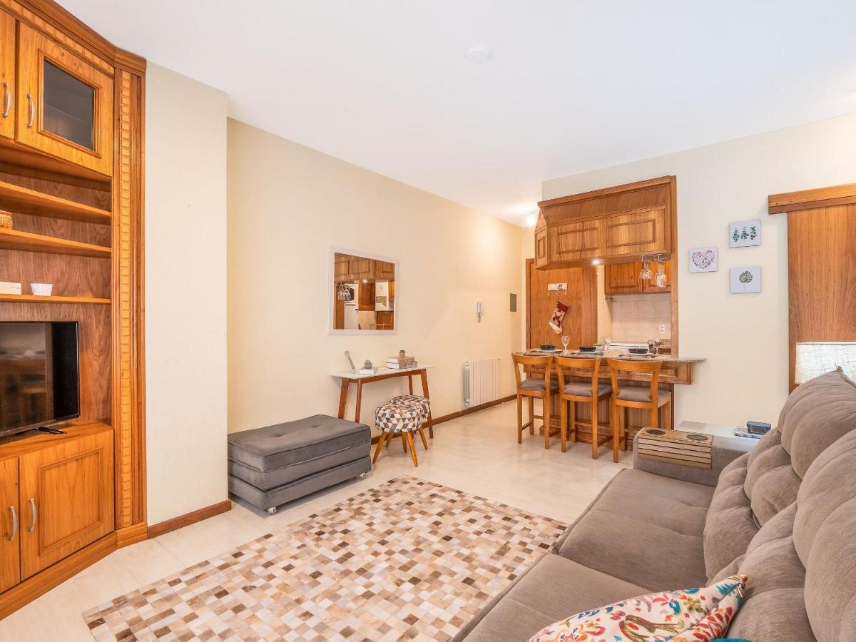 Palladio 304 - Gramado 400 Metros Rua Coberta Apartment Ngoại thất bức ảnh