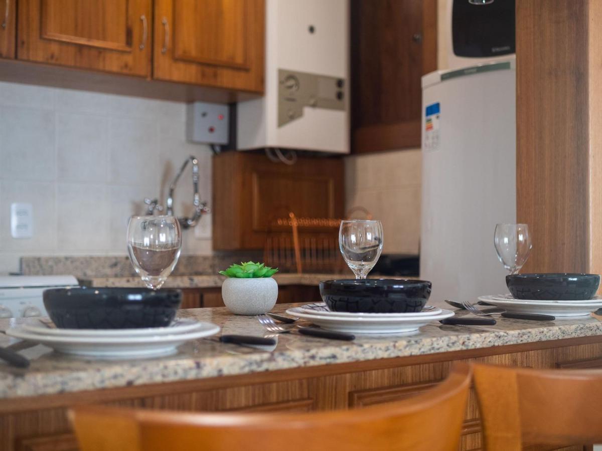 Palladio 304 - Gramado 400 Metros Rua Coberta Apartment Ngoại thất bức ảnh