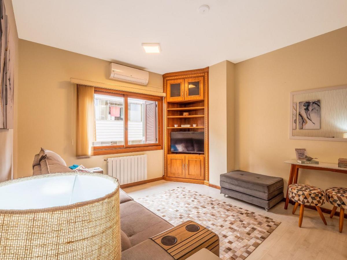 Palladio 304 - Gramado 400 Metros Rua Coberta Apartment Ngoại thất bức ảnh