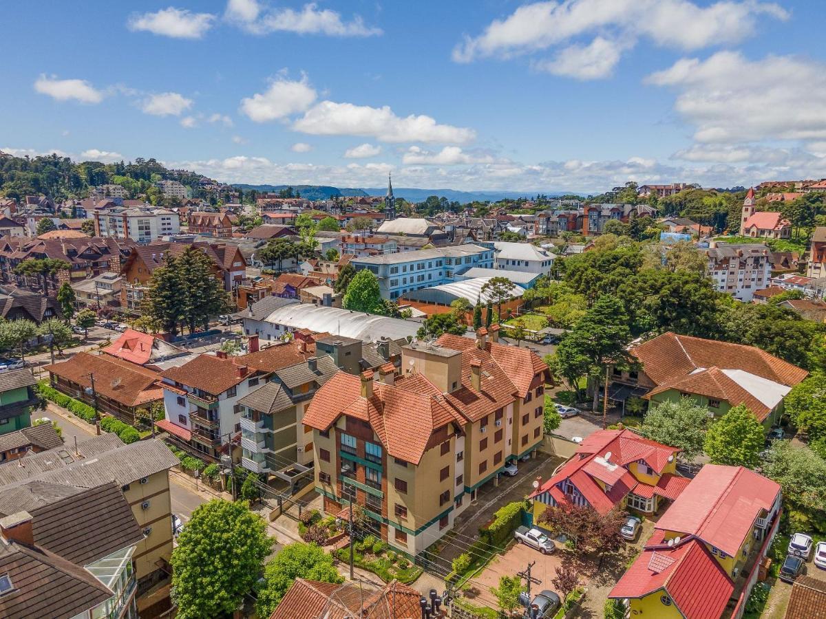 Palladio 304 - Gramado 400 Metros Rua Coberta Apartment Ngoại thất bức ảnh