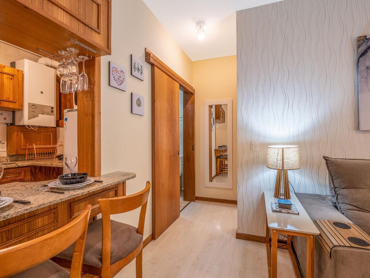 Palladio 304 - Gramado 400 Metros Rua Coberta Apartment Ngoại thất bức ảnh