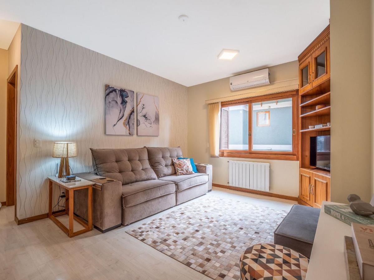 Palladio 304 - Gramado 400 Metros Rua Coberta Apartment Ngoại thất bức ảnh