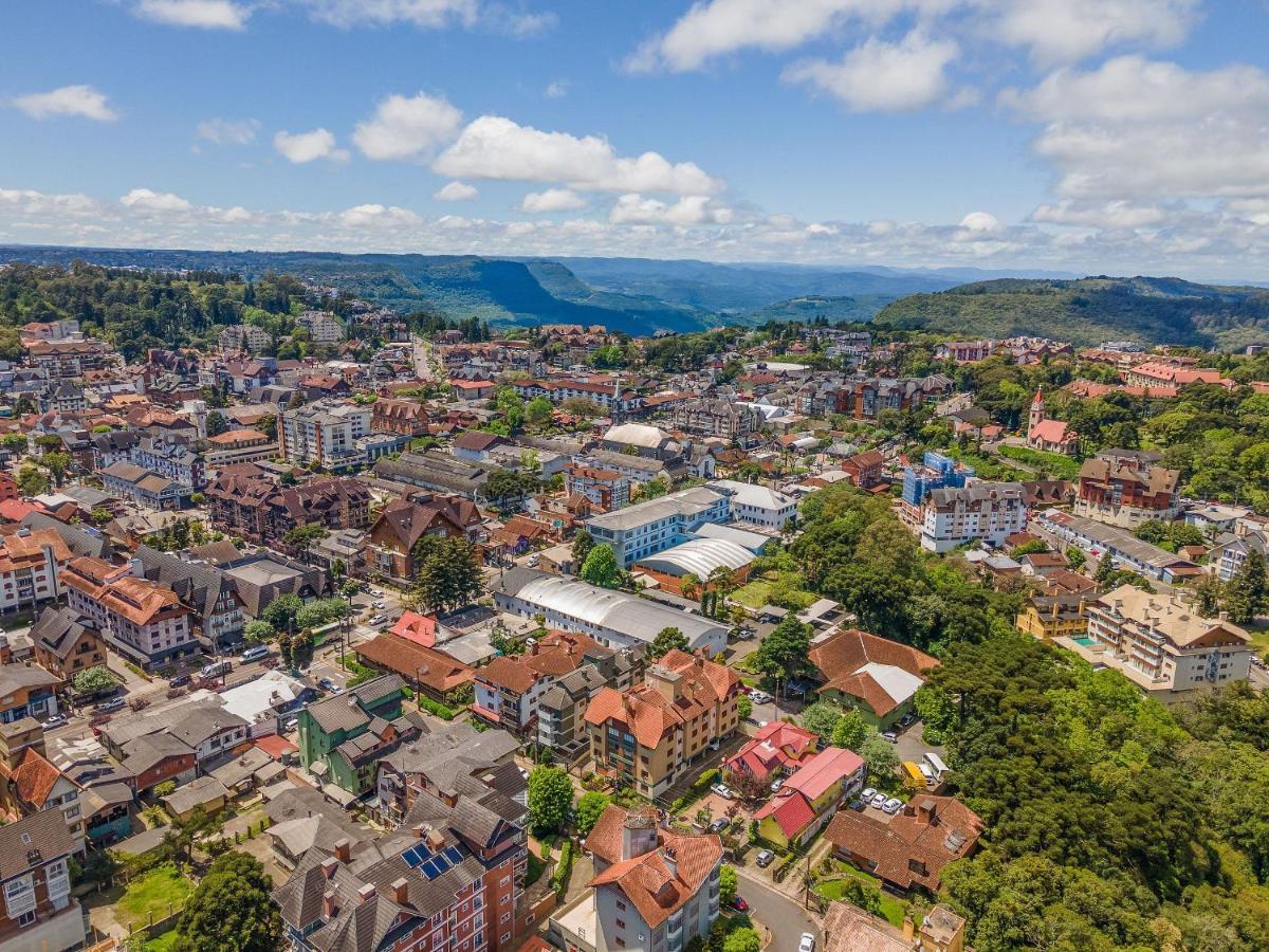 Palladio 304 - Gramado 400 Metros Rua Coberta Apartment Ngoại thất bức ảnh